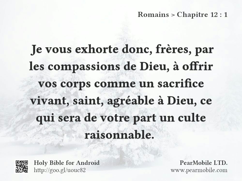 Romains, Chapitre 12:1